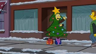 Gil trabaja de árbol de Navidad (Los Simpson / Castellano - Español de España)