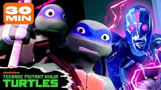 30 MINUTES of Ninja Turtles Fighting and Defeating Robot Mutants!  | Teenage Mutant Ninja Turtles