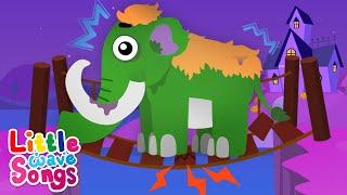 Halloween Bridge is Falling Down  | Halloween Song for Kids | Little Wave Songs - Baby Coco