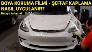 Şeffaf Kaplama | Boya Koruma Filmi - Kaput Uygulaması