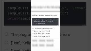 python programming code quiz questions  #computerbasics #python #programming #code #quiz #shorts