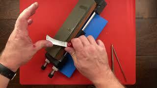 How to sharpen a hawk bill blade, and few others.