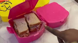 Sandwich recipe - my kids school lunch S2. Eps . 19 - ayzahcuisine