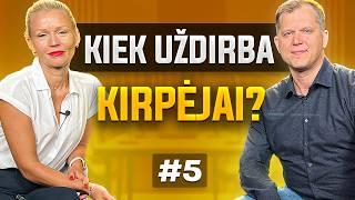 5000€ per mėnesį KIRPĖJAI ne riba | Nuo SEIMO narių kirpimo iki savo grožio salono |Kiek Uždirba 005