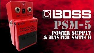 Boss PSM-5 Power Supply and Master Switch Pedal Demo