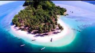 The beauty of the island '' Malin Kundang '' in West Sumatra