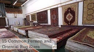 15 Common Persian and Oriental Rug Sizes (with Preview Examples)