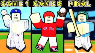 Playing EVERY Roblox BASEBALL GAME in ONE VIDEO!