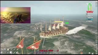 atlas pvp s10 ship fight 5vs1 [korea.s.j]