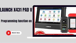 LAUNCH X431 PAD V-Programming function on