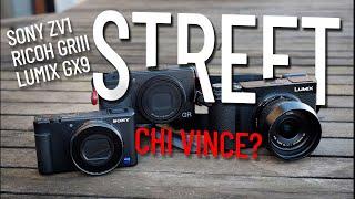 Camere per la #StreetPhotography: Chi vince? Ricoh GRIII, Sony ZV1, Lumix GX9