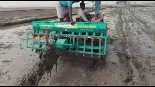 paddy seed drill machine                                          #farm#farmlife#agriculture#rural