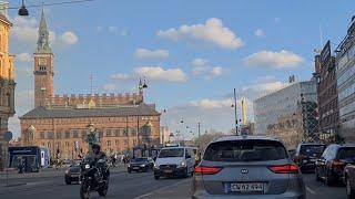 Copenhagen Drive on Beautiful Sunny Day |Almir Jan | #denmark#fun  #copenhagen#driving#travel