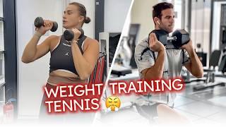 Tennis Weight Training Ideas by Pro! [Tennis Strength Workout]