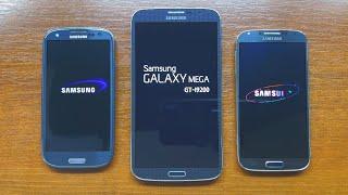 Samsung Galaxy Mega 6.3 vs Galaxy S3 vs Galaxy S4 LTE Boot Animation