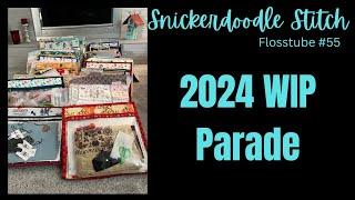 A WIP…or two…or sixty.  Oh my! WIP Parade 2024