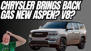 Chrysler Changing Up, Aspen V8 SUV, Gas Cars Coming Back