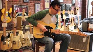 Eric Daw demo a Pinup Custom Guitar