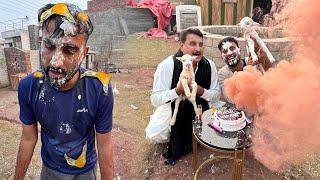 Baby Goats Or Turab ki Birthday Day Abu K sath celebrate Ki