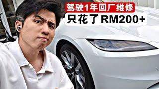 Model3驾了两万多公里！回厂修时结果舍都不用换！？