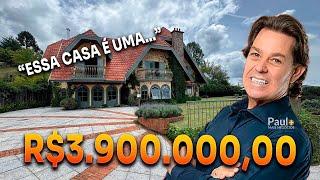 INCRÍVEL CASA EM CAMPOS DO JORDÃO, VISTA ESPETACULAR, UM PEDAÇO DA EUROPA NO BRASIL R$3.900.000,00