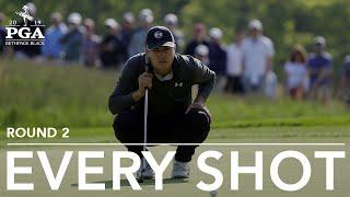 Jordan Spieth | Every Shot from His 2nd-Round 66 at the 2019 PGA Championship