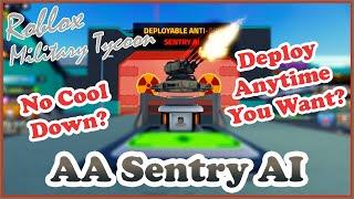 Anti Air AI Sentry, And All The Other Cool Stuff In Military Tycoon Roblox!