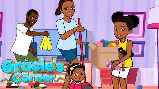 Clean Up Song | Gracie’s Corner | Kids Songs + Nursery Rhymes