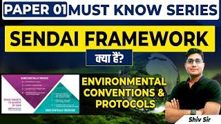 What is Sendai Framework? Paper 1 UGCNET Environment | UGC NET Paper 1 Mist Know Series by Shiv Sir