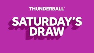 The National Lottery Thunderball draw results from Saturday 30 November 2024