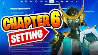 BEST Chapter 6 Controller SETTINGS For Fortnite! (PS4-PS5-XBOX-PC)