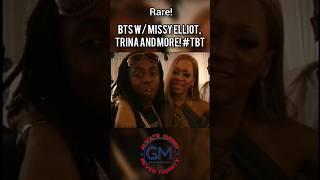 Drops soon! Missy, Trina, & Weezy BTS footage! A true TBT#lilwayne #missyelliot #trina #hiphop