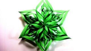 How to Make a 3D Paper Star Xmas Ornament (DIY Tutorial)