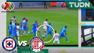 ¡POLÉMICA! Jurado expulsado  | Cruz Azul 2-2 Toluca | Liga Mx Apertura 22 -J8 | TUDN