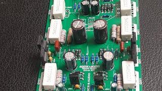 400+400 sterio audio amplifier circuit