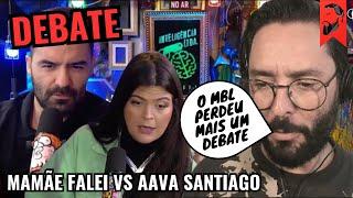 ARTHUR MAMÃE FALEI DO MBL PERDE FEIO O DEBATE COM AAVA SANTIAGO E PASSA VERGONHA NA INTERNET