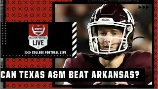 Can Max Johnson lead Texas A&M to a victory over Arkansas? | CFB Live