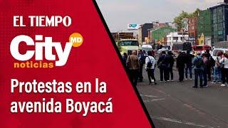 Los habitantes de Bavaria, en la localidad de Kennedy, volvieron a bloquear la avenida Boyacá