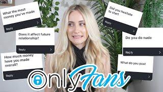 Answering Your Onlyfans Questions *spilling all the tea*