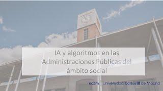 IA y algoritmos en las Administraciones Públicas del ámbito social