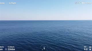 DJI Mavic Mini - 4,000m (13,123ft) range test out at sea