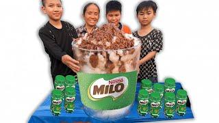 Bà Tân Vlog - Lần Đầu Làm Cốc Milo Đá Bào Siêu To Khổng Lồ