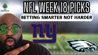 NFL Week 18 Picks and Predictions | Giants vs Eagles | MoneyPot Betting