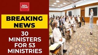 Modi's Cabinet Reshuffle LIVE Updates: 30 Ministers To Handle 53 Ministries: Sources | Breaking