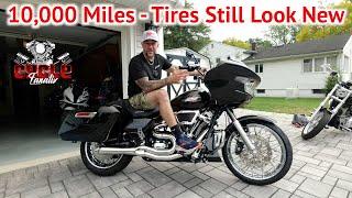 10,000 Miles on Michelin Commander 3 Touring Tires #cyclefanatix #michelintires #harleydavidson