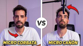 Micrófono de CORBATA vs CAÑÓN ¿CUÁL es MEJOR PARA VÍDEO?