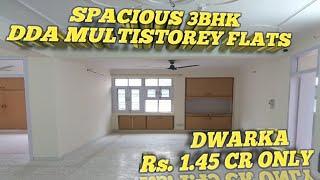 SPACIOUS 3BHK DDA MULTISTOREY FLATS | SECTOR-18B, DWARKA, NEW DELHI | RS.1.45 CR ONLY | 9958494666