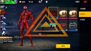 VENOM REWARDS  OPEN NEW BOXES  AMAZING SKINS ￼￼￼ FREE FIRE