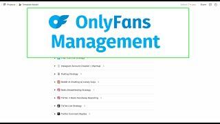 How to Run an OnlyFans Agency (Operations Management)