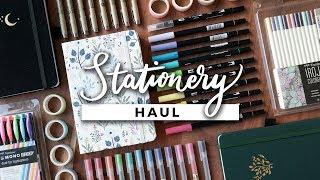 HUGE Stationery Haul! (Bullet Journal Supplies, Markers & Pens!)